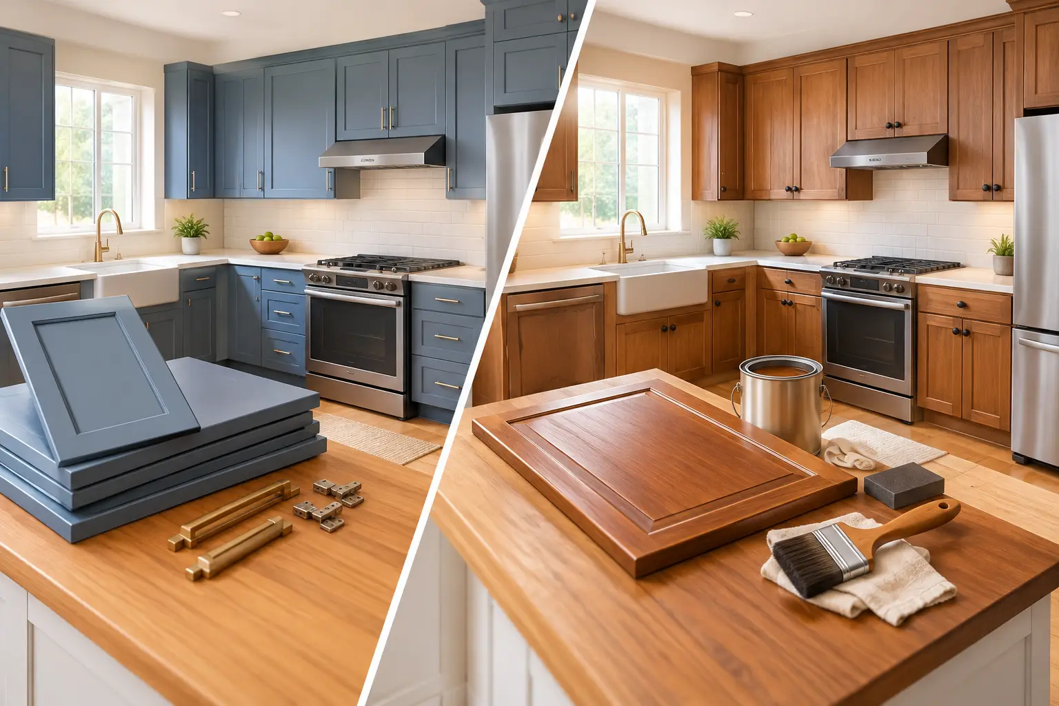 Cabinet Refacing Versus Refinishing Explained