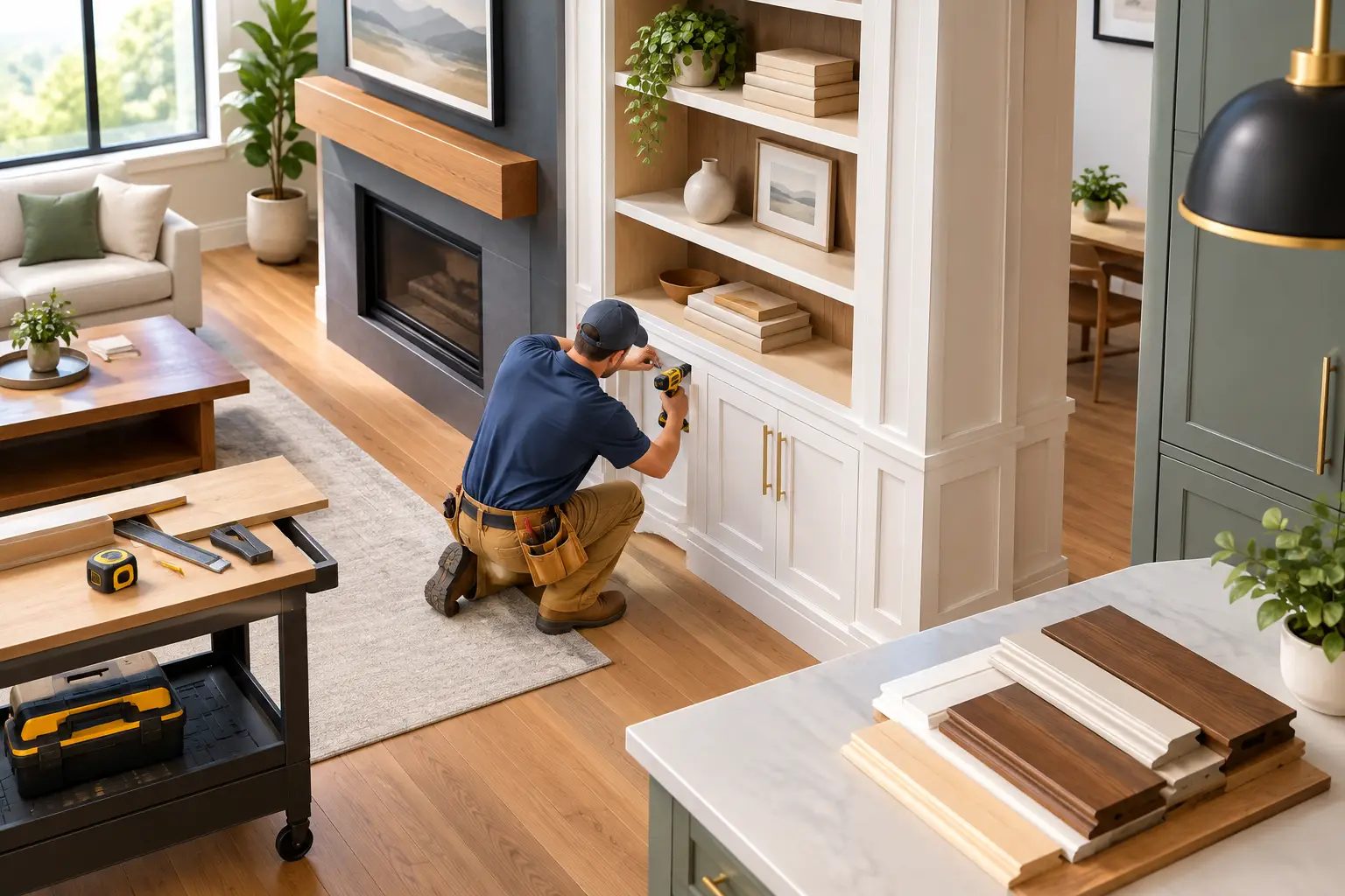 How a Residential Millwork Contractor Adds Value