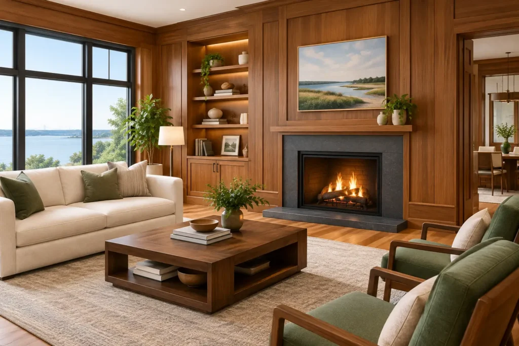 Wood Paneling Ideas for a Timeless New Jersey Home